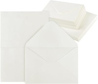Mocraft 60Er Set 120G/M² BriefumschläGe Mit 250G/M² Klappkarten Blanko, Karten Z