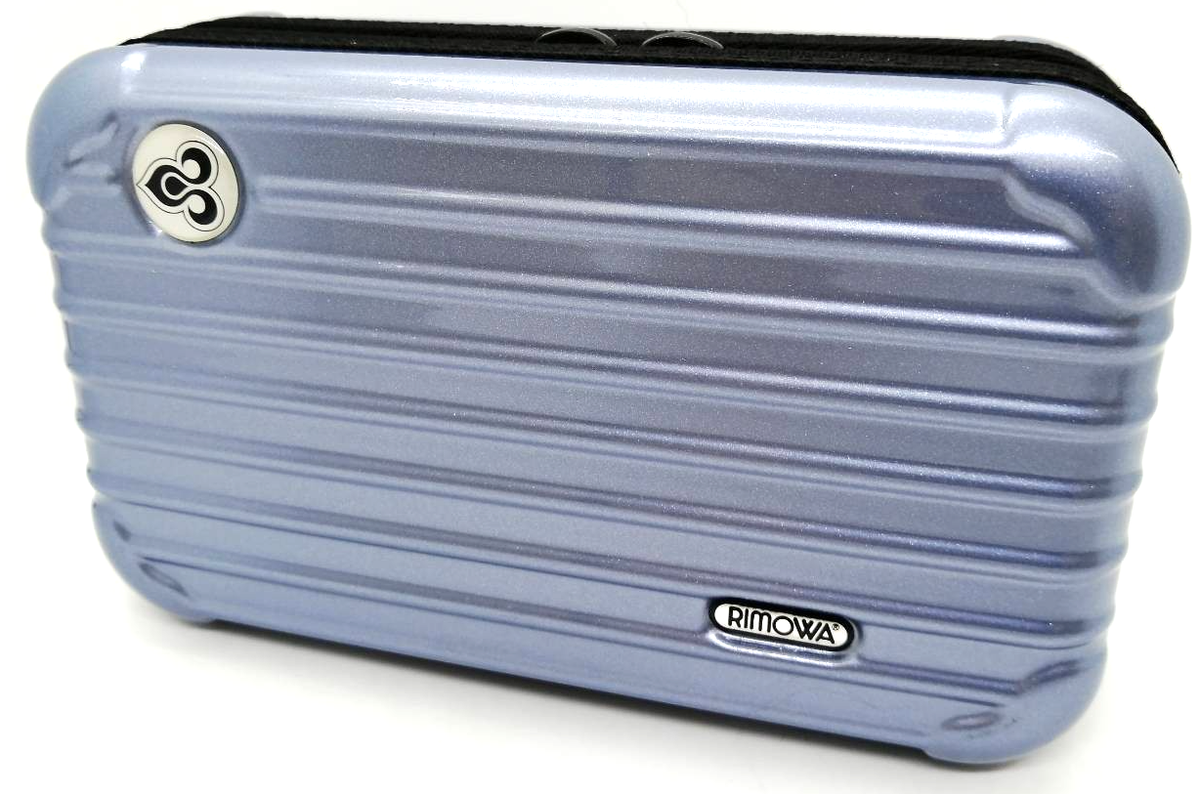 Rimowa Thai Airways First Class Travel Pouch Hard Case Blue Red