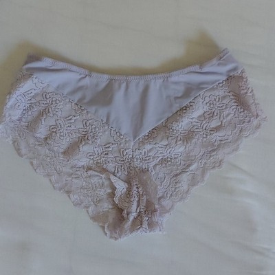 After Eden Damen Hipster Panty Spitze lila Baumwolle/Polyester Gr. M 1er