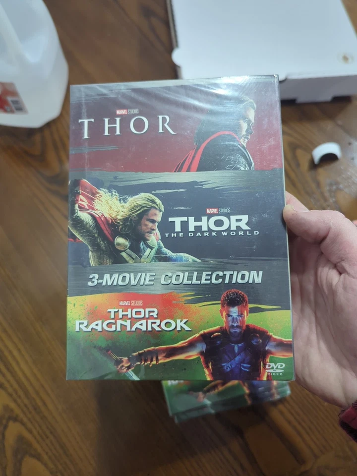 Thor DVD 3 Movie Collection Dark World Marvel And Thor Ragnarok Foto 2 de 4