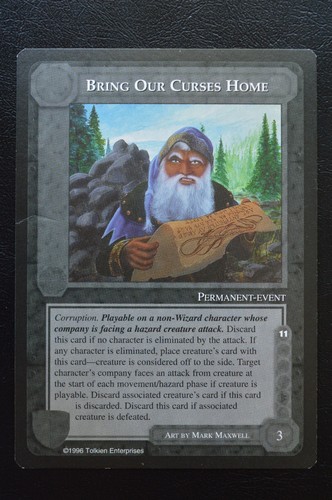 Middle-Earth MECCG DARK MINIONS Singles Cards Played Complete Your Set & Deck - Picture 6 of 77