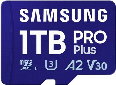 SAMSUNG Pro Plus 1TB MicroSDXC Micro SD  C10 A2 V30 4k-UHD 180MB/s Memory Card