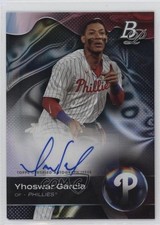 2023 Bowman Platinum Top Prospects Auto Yhoswar Garcia #TOP-71 Auto oi5