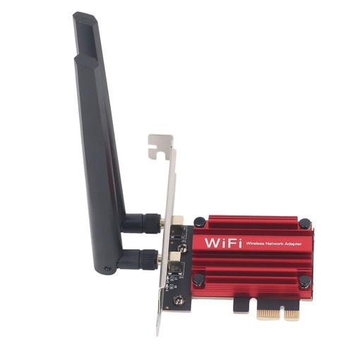 WiFi6 Wireless Network Card 1800Mbps Dual Band Desktop Gigabit Network Card B FY - Picture 7 of 22