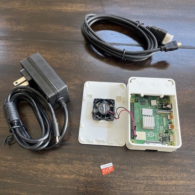 Raspberry Pi 4 4GB RAM Complete Kit W/ 64GB Micro SD, Power, Micro HDMI