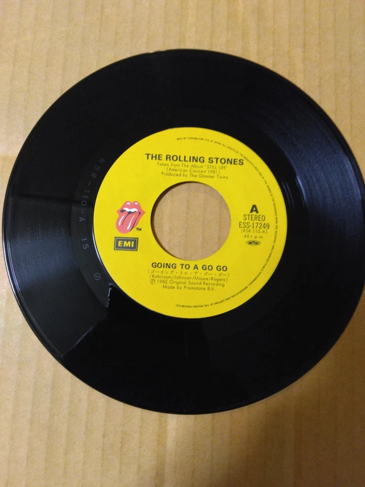 Japanese press 7"  THE ROLLING STONES  GOING TO A GO GO (LIVE) / BEAST OF BURDEN - Image 4 of 4