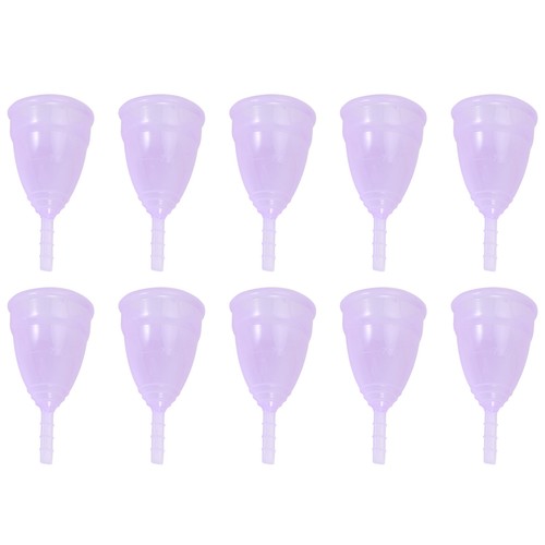 10pcs Silicone Menstrual Cup Reusable Female Lady Hygiene Cup Collecto 5264 CS - Picture 9 of 12