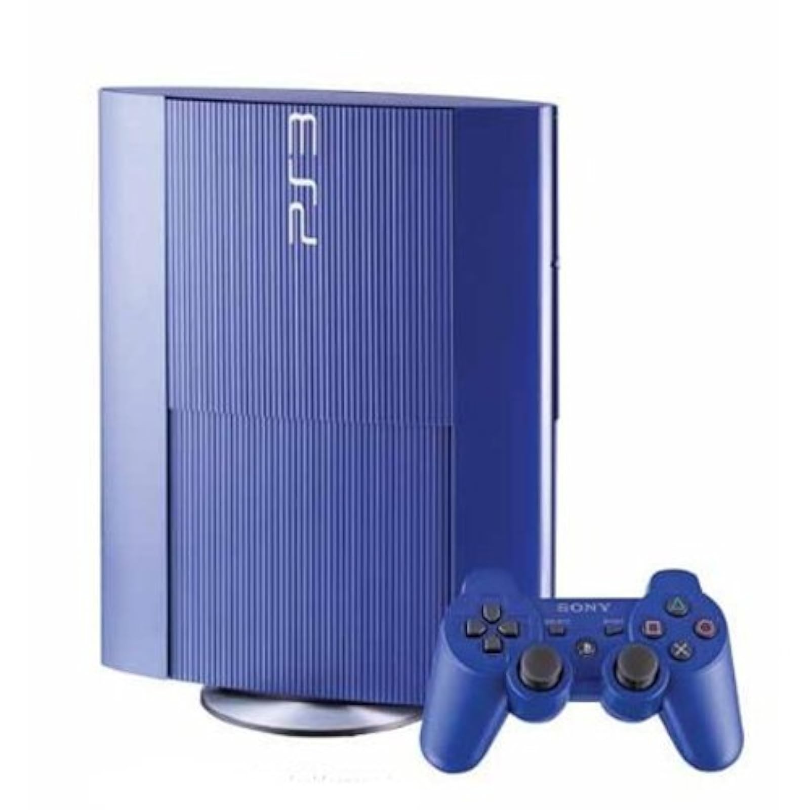 Sony PlayStation 3 250GB Console Blue Azure PS3 CECH-4201B Good 8E