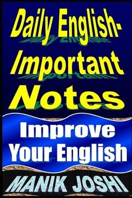 Manik Joshi Daily English Important Notes (Taschenbuch) English Daily Use