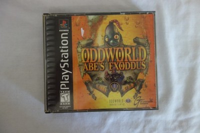 Oddworld Abe's Exoddus (Playstation 1, PS1) CIB 2 Discs Manual + Case