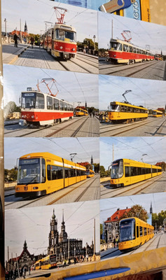 8 Fotos 150 Jahre Straßenbahn In Dresden, 2022, Teil 3, DVB, Trams, Tatra, CKD