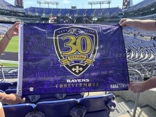 NFL Baltimore RAVENS Vs Browns  SDG  30th Anniversary FLAG 9/14/25