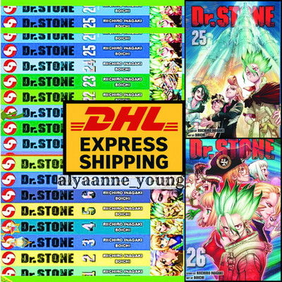 Vol. 1-26 Dr Stone Comic Manga English Full Set by Riichiro Inagaki EXPRESS SHIP
