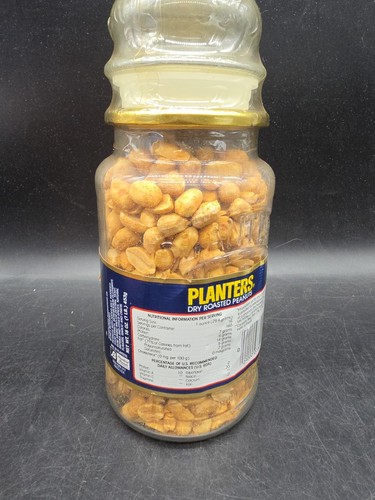 Vintage 1981 75th Anniversary Planters Mr. Peanut Decanter Glass Jar Sealed - Picture 6 of 9