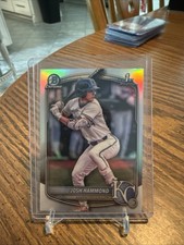 Josh Hammond 2025 Bowman Draft Chrome 1st Refractor #BDC-185 Kansas City Royals