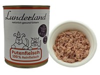 Lunderland Putenfleisch 800G Dose 100% Pute / Hundefutter Nassfutter FüR Hunde