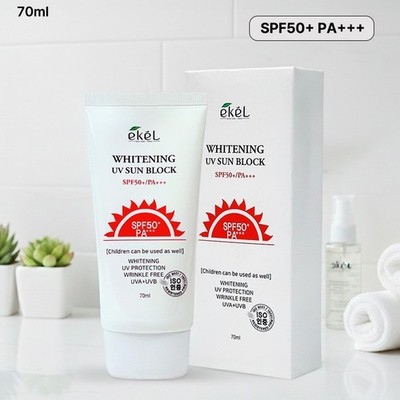 EKEL Daily Brightening UV Sun Block 70ml Made in korea Sun Cream Korean Cosmetic