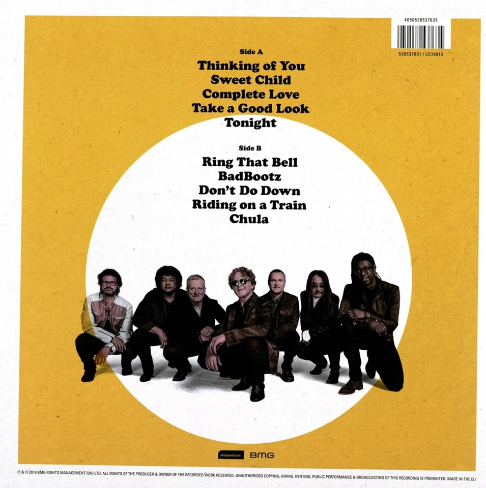 Simply Red - Blue Eyed Soul Limited Purple Vinyl LP  NEU (OVP) - Bild 3 von 3