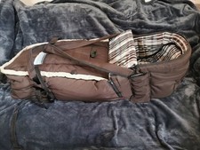  Hartan, Soft Tragetasche,,komplett, Tragwanne,Babywanne, Fußsack, Braun, Beige