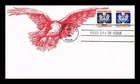 Dr Jim Stamps FDC Official Mail 22c D Rate Eagle Stamp Combo KMC Venture Cachet