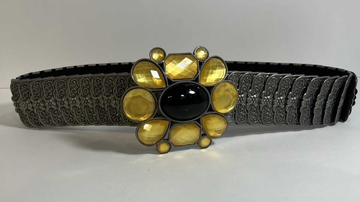 Yellow Textured Belts for Women for sale | eBay display picture 1