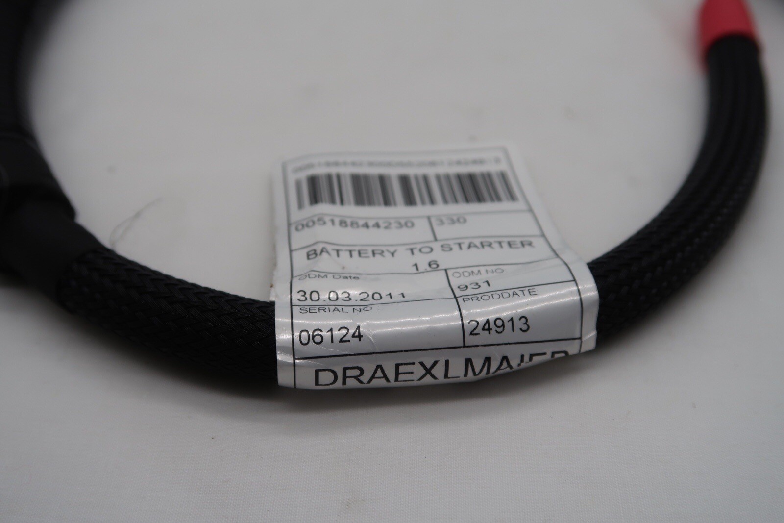 FIAT 500L 2012-2022 Battery Electric Cable 51884423 image 2