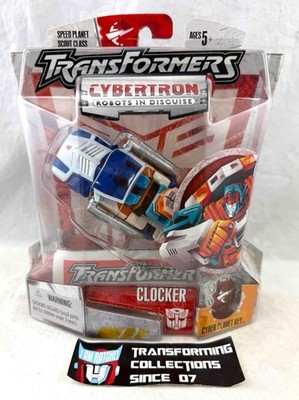 Transformers 2004 Cybertron RID Scout Class Clocker MOSC