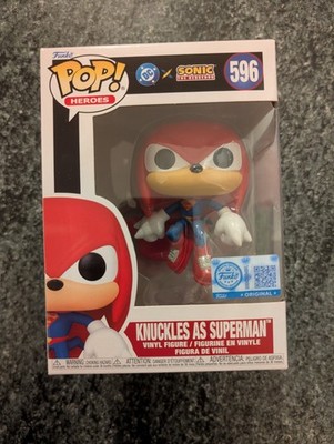 Funko POP DC x Sonic the Hedgehog Knuckles Superman Collectible #2 Careful Pack