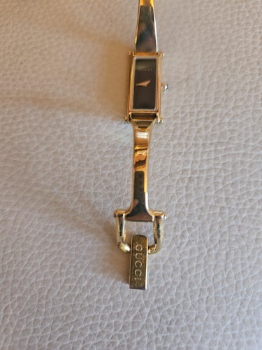 Damen Gucci 1500L Gold Armband Armreif Uhr Original SMALL - Bild 4 von 5
