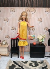 Vintage Barbie Outfit - 1983 Superstar Era Dress 4802, Purse, Necklace, Shoes 