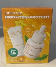 Innisfree Brighten  Protect Set Vitamin C Serum 30mL  SPF 36 Sunscreen NEW
