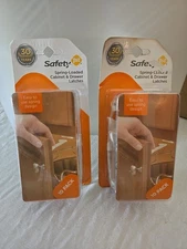 Safety 1st Spring Loaded Cabinet & Drawer Latches 10 Pack Child Proof New Sealed