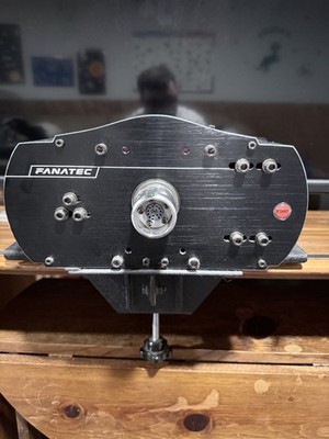 Fanatec ClubSport CSW V2.5 Wheel Base W/ Power Adapter, wheel &desk mount