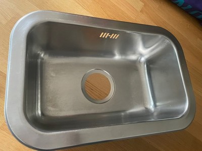 Ikea Boholmen (002.440.84) Einbauspüle 1 Becken, Edelstahl, 47x30 cm