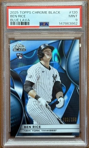 Ben Rice 2025 Topps Chrome Ben Rice #120 Blue