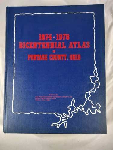 1874-1978 Portage County Ravenna Ohio Bicentennial Town History HC Book