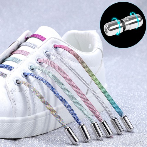 7 Pairs No Need to Tie Buckle Child Easy Laces Tieless - Picture 7 of 12