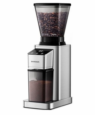 SHARDOR Professional Conical Burr Coffee Grinder, Coffee Bean Grinder with 48 Gr
