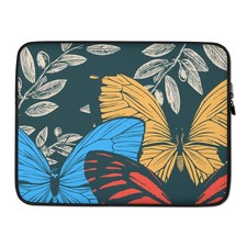 Butterfly Pattern Laptop Sleeve