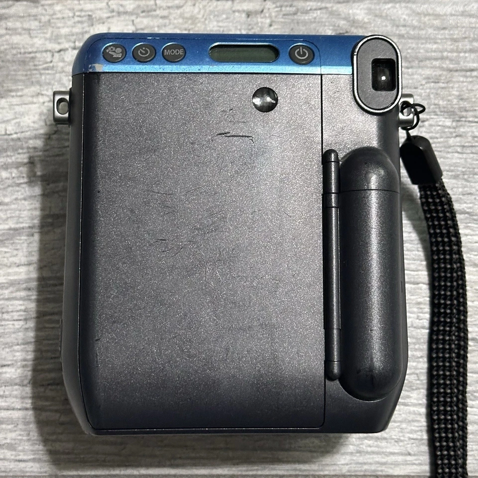 Lente Instax Fujifilm Instax Mini 70 azul 60 mm flash incorporado cámara de película instantánea Foto 2 de 4