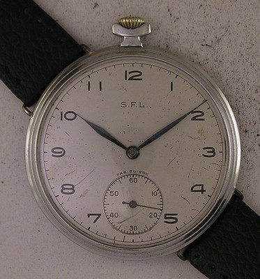 100 Years Old CHRONOMETRE S.F.L.- LONGINES Fab. Swiss Wrist Watch MINT Serviced