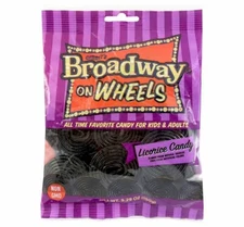 Gustaf's Broadway on Wheels Black Licorice  5.29 Oz Bag