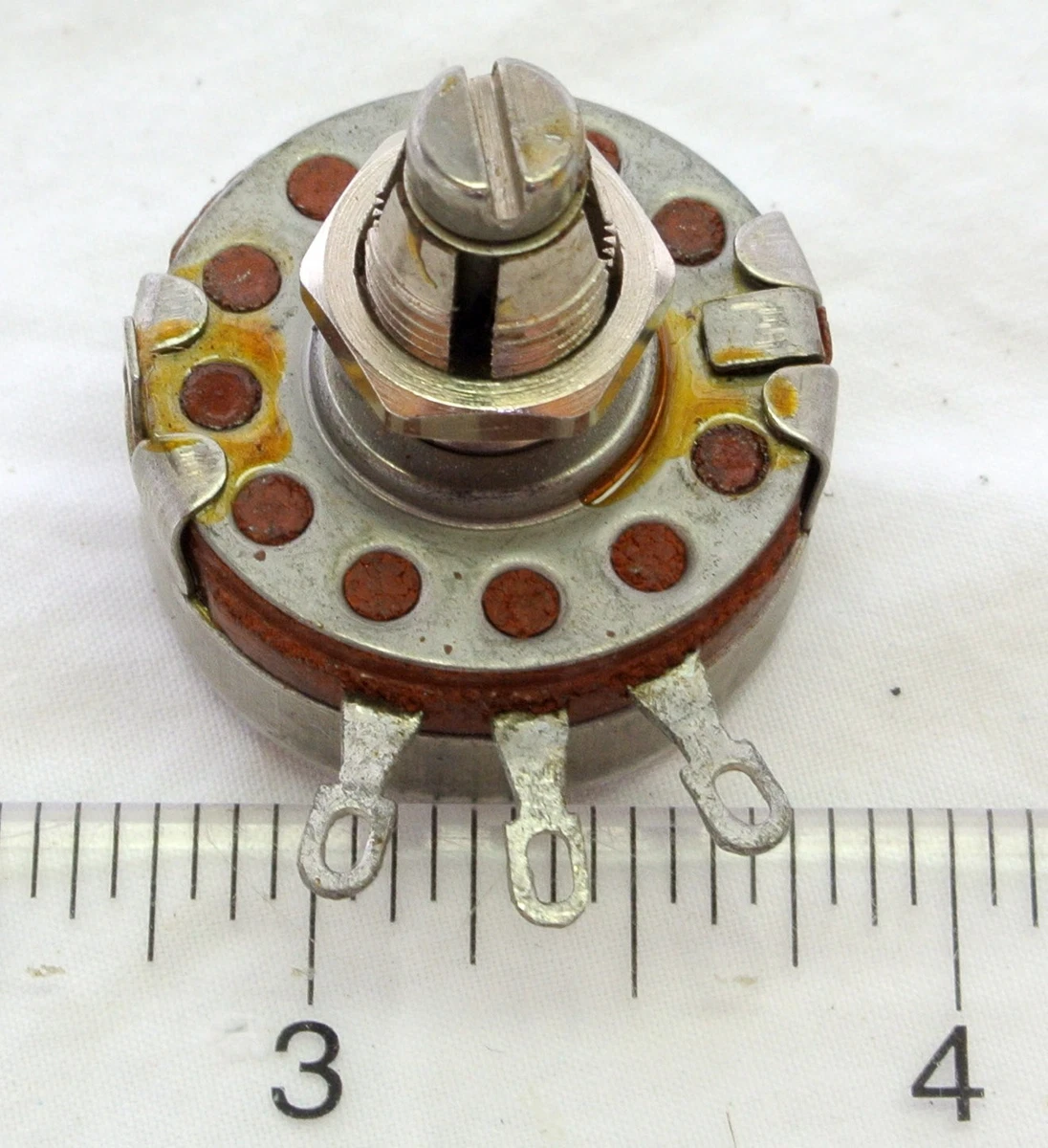 【ビンテージ希少】Allen-Bradley 500K-OHM typeJ Allen Bradley Type J Dual 500k Audio Potentiometer JJLA500K for