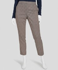 Tommy Hilfiger Women's Beige Hillside Plaid Cropped Dress Pants Size 0