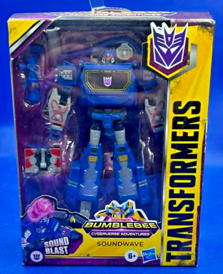 Transformers Soundwave Bumblebe Cyberverse Adventures Deluxe Class New