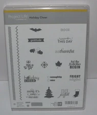 Stampin' Up! Project Life Holiday Cheer Clear Stamps Fall Christmas