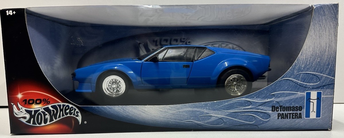 Hot Wheels DeTomaso PANTERA 青 1/18スケール模型 MATTEL HOT WHEELS 50424 Scale 1/18 | DE TOMASO PANTERA BLUETTE