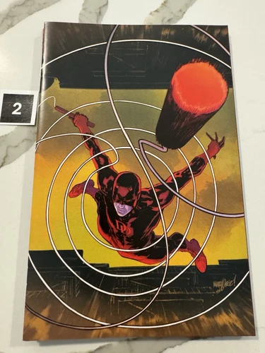DAREDEVIL #2 2ND PRINT 1:25 DAVID MARQUEZ VIRGIN VARIANT COVER 