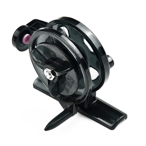 Carrete portátil de 1 pieza mini carrete de pesca con mosca carpa carrete de pesca en hielo aparejos equipo - Imagen 5 de 46