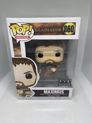 Funko Pop! Movies Gladiator FYE Exclusive Maximus #860 NIB | eBay